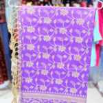 ফ্রেশ আকাশী কালার বানারসী কালেকশন! ❄️